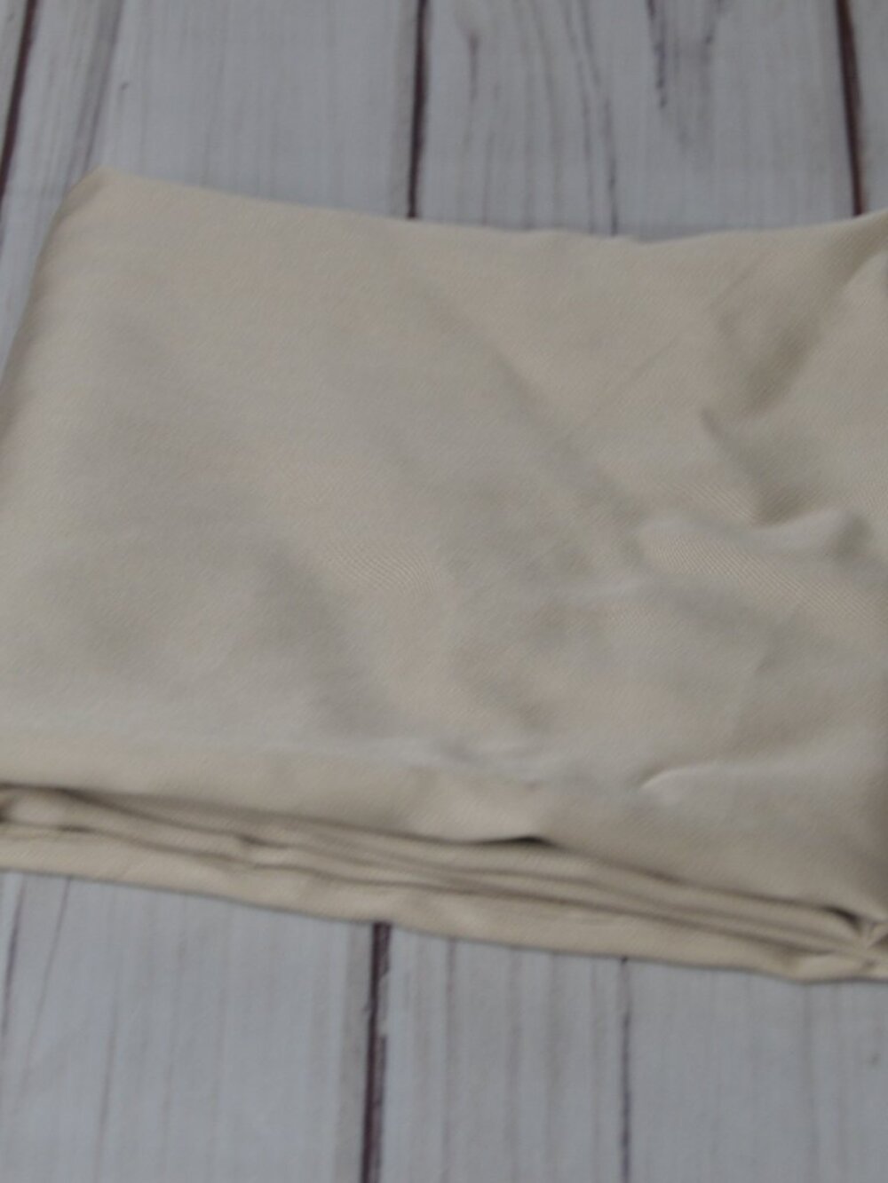 Eden & Om Bamboo Standard Size Pillow Case Cream Color EUC
